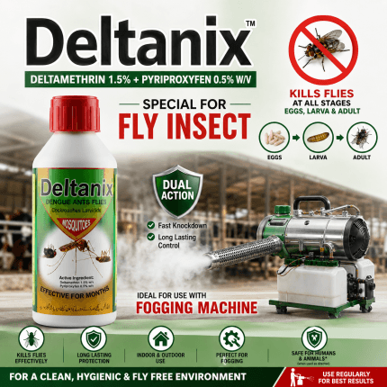Deltanix Deltamethrin 1.5% Pyriproxyfen 0.5% W/V Special For Fly Insect