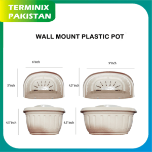 2 pieces Wall Hanging Plastic Flower Pot