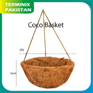 Coco Basket For Planters And Artificial Plants 12×5″ inch