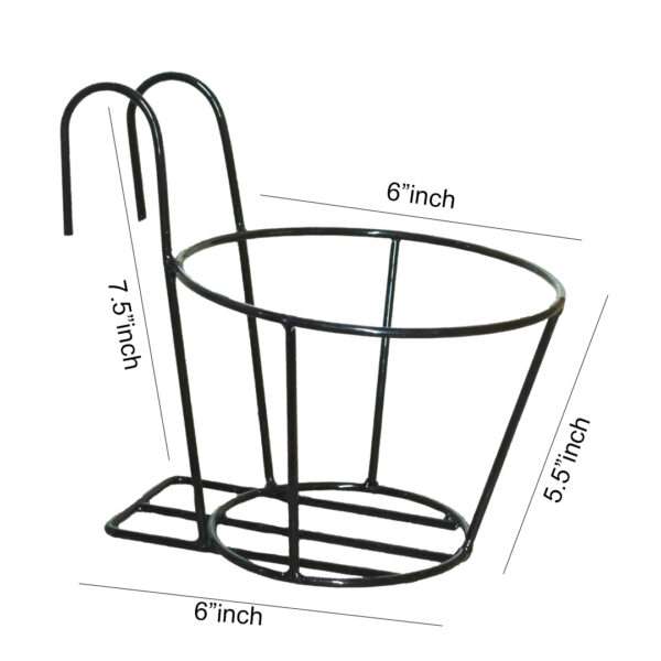 Hanging Basket Pot Iron Body ( Small)