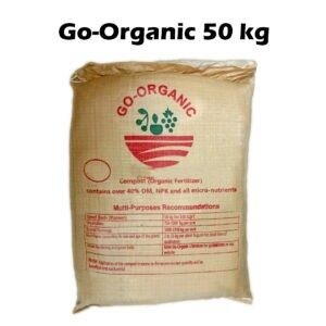 Go-Organic 50Kg Organic Composit and Multipurpose Fertilizer for Plants, Lawn and Garden by HomeGarden {For Karachi only}