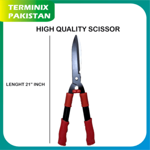 Gardening Hedge Shears for Trimming Borders, Boxwood, and Bushes, Hedge Clippers & Shears with Comfort Grip Handles 21 Inch Carbon Steel Bush Cutter