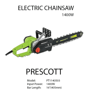Electric Chain Saw 16″Inch by Prescott Model PT1140503