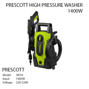 Prescott High Pressure Washer -1400W Model P-JW14