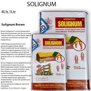 Solignum Brown 1Ltr /4Ltr