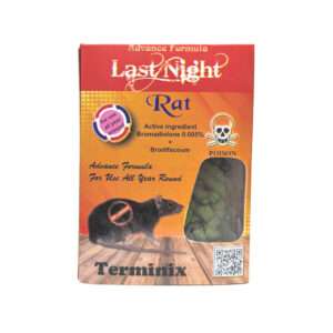 Last Night New Active Formula Fast Action Rodent Poison Rat Killer 100gm