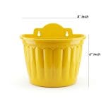 Wall Hanging Plastic Pot Multicolor