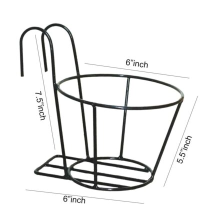 Hanging Basket Pot Iron Body ( Small)
