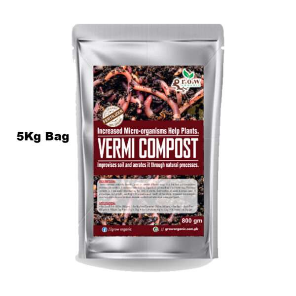 Vermi Compost Organic Fertilizer 5Kg Bag
