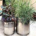 Silver Home Decor Planters - Image 2