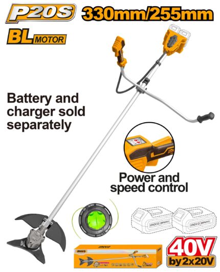 Cordless String Trimmer and Brush Cutter CSTLI20018 INGCO