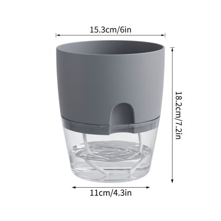 Self Watering Plant Pot – Smart Irrigation System for Healthy Plants (Random Color will be Send)