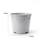 Plastic Nursery Plant Pot – Multi Color Indoor & Outdoor Garden Planter 5 inch - Image 3