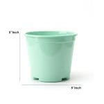 Plastic Nursery Plant Pot – Multi Color Indoor & Outdoor Garden Planter 5 inch - Image 2
