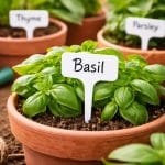 Plant Tags | White Plastic Plant Labels Pack of 20 for Nursery & Gardening - Image 2