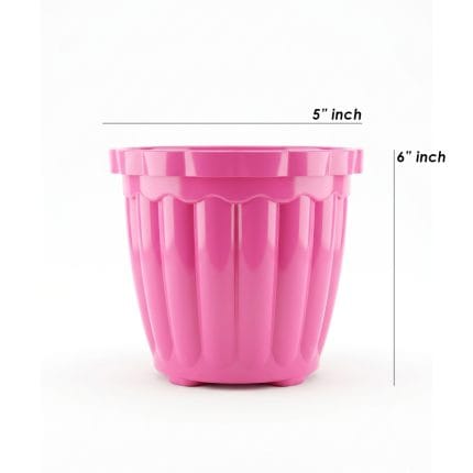 Multi Color Plastic Plant Pot – Durable Gardening Pot