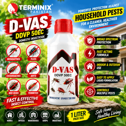 D-Vas DDVP 50% EC Insecticide – 1 Liter