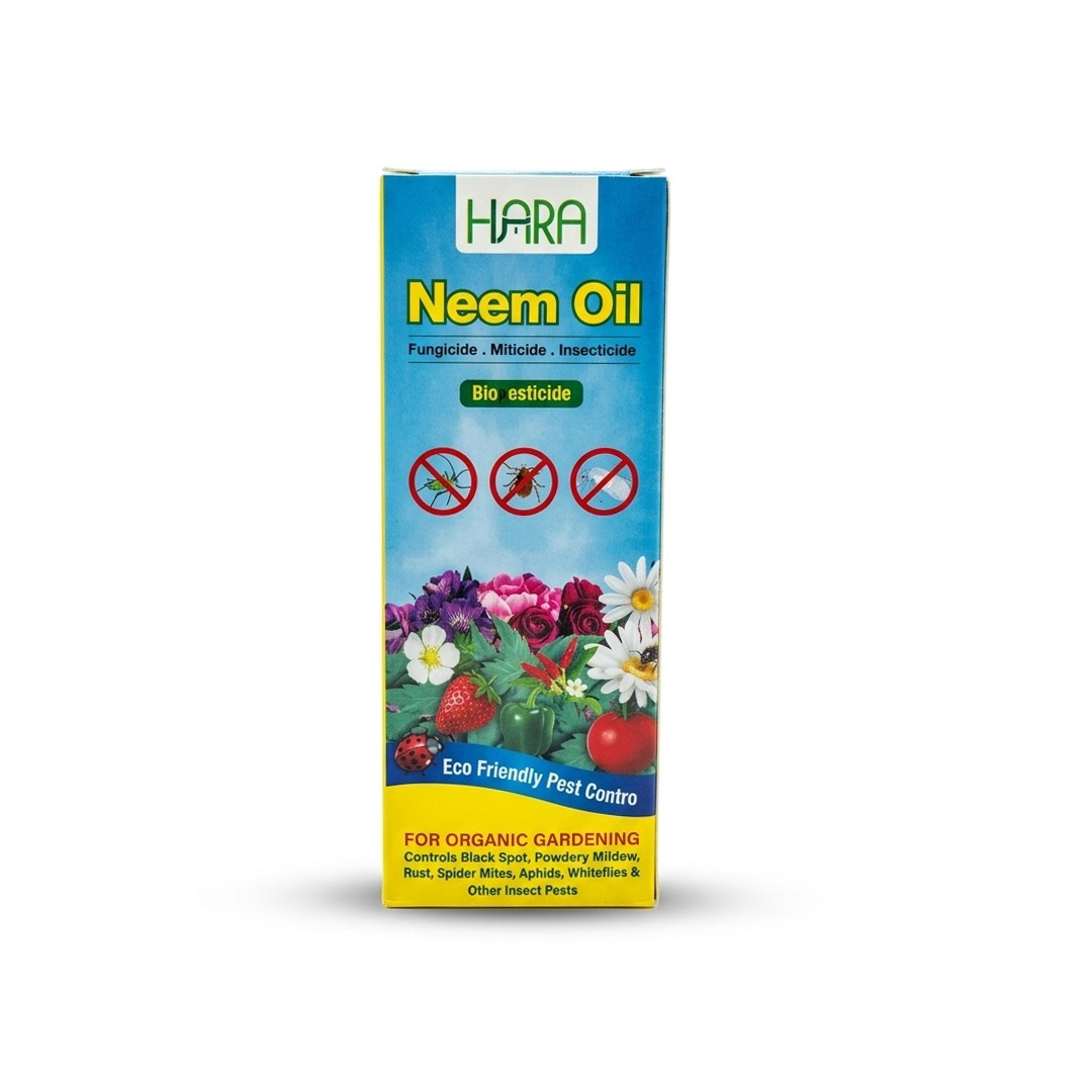 neem oil 100ml HARA Neem Oil 100ml – Organic Insecticide, Fungicide & Miticide for Plants - Image 1